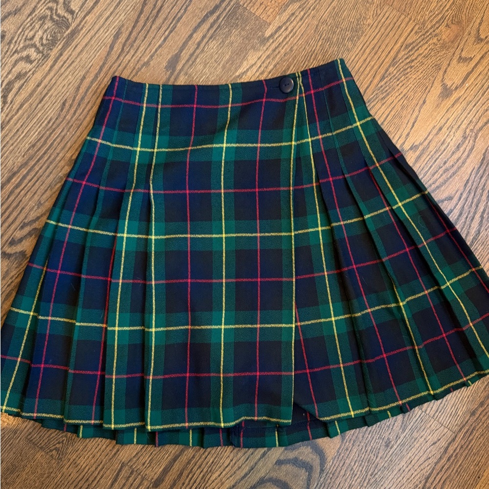 Vintage plaid skirt! Fall aesthetic skirt